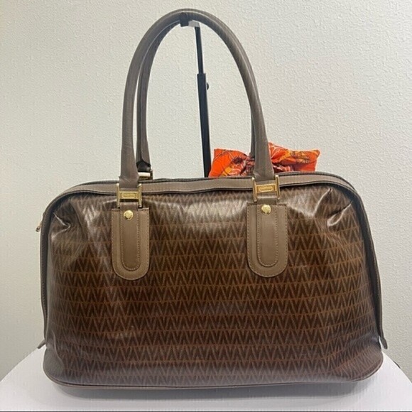 Mario Valentino Brown Satchel Bag - Picture 3 of 16